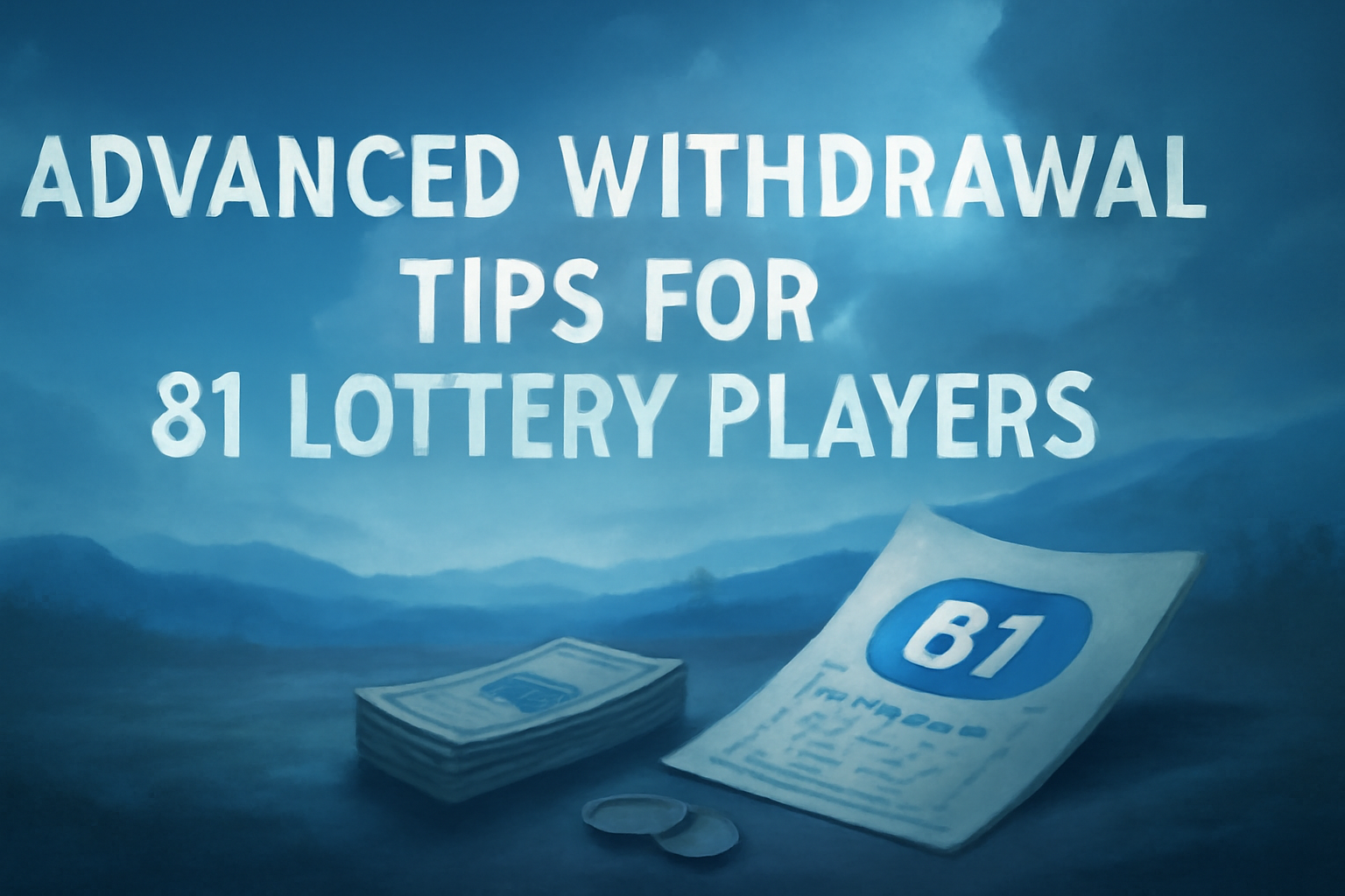 Informative image illustrating the update process for the 81 Lottery App.