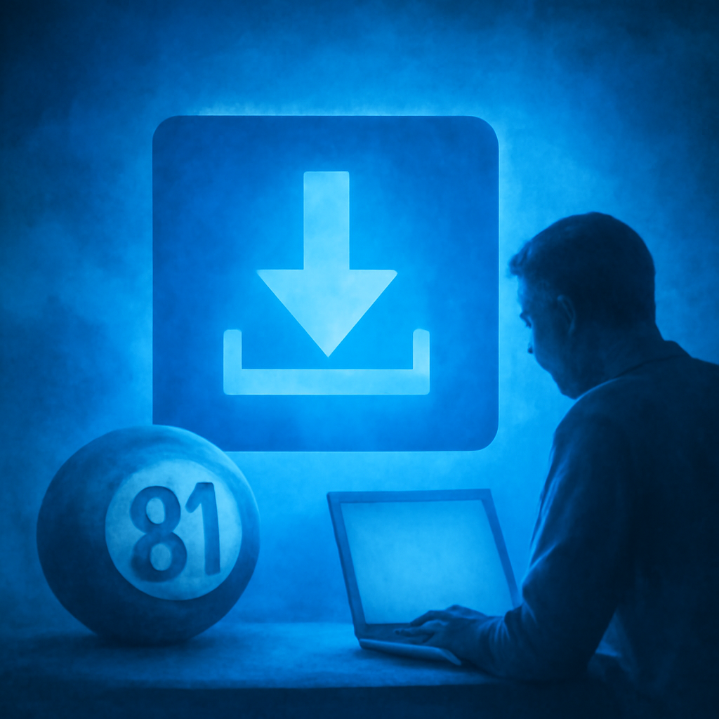 Diagram detailing the steps in the update process for the 81 Lottery App.