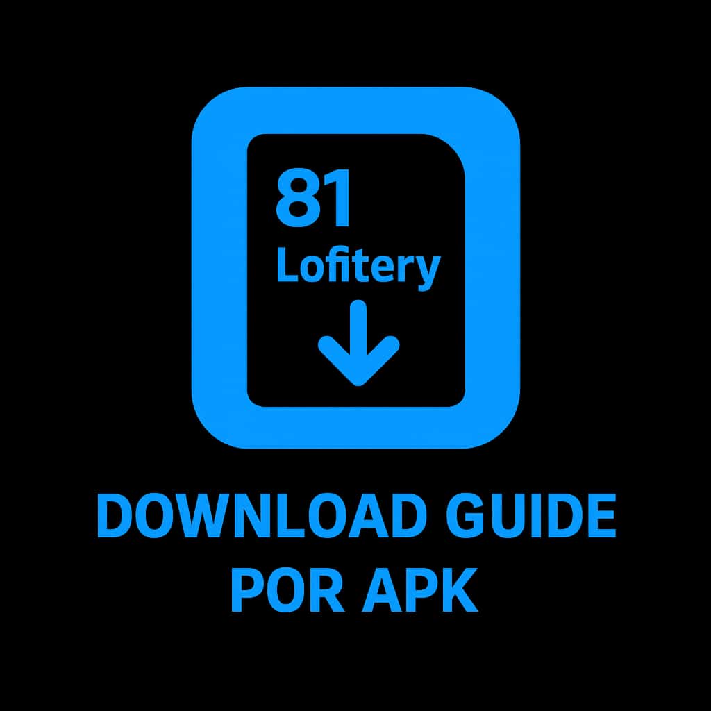 Icon representing the download guide for 81 Lottery APK.