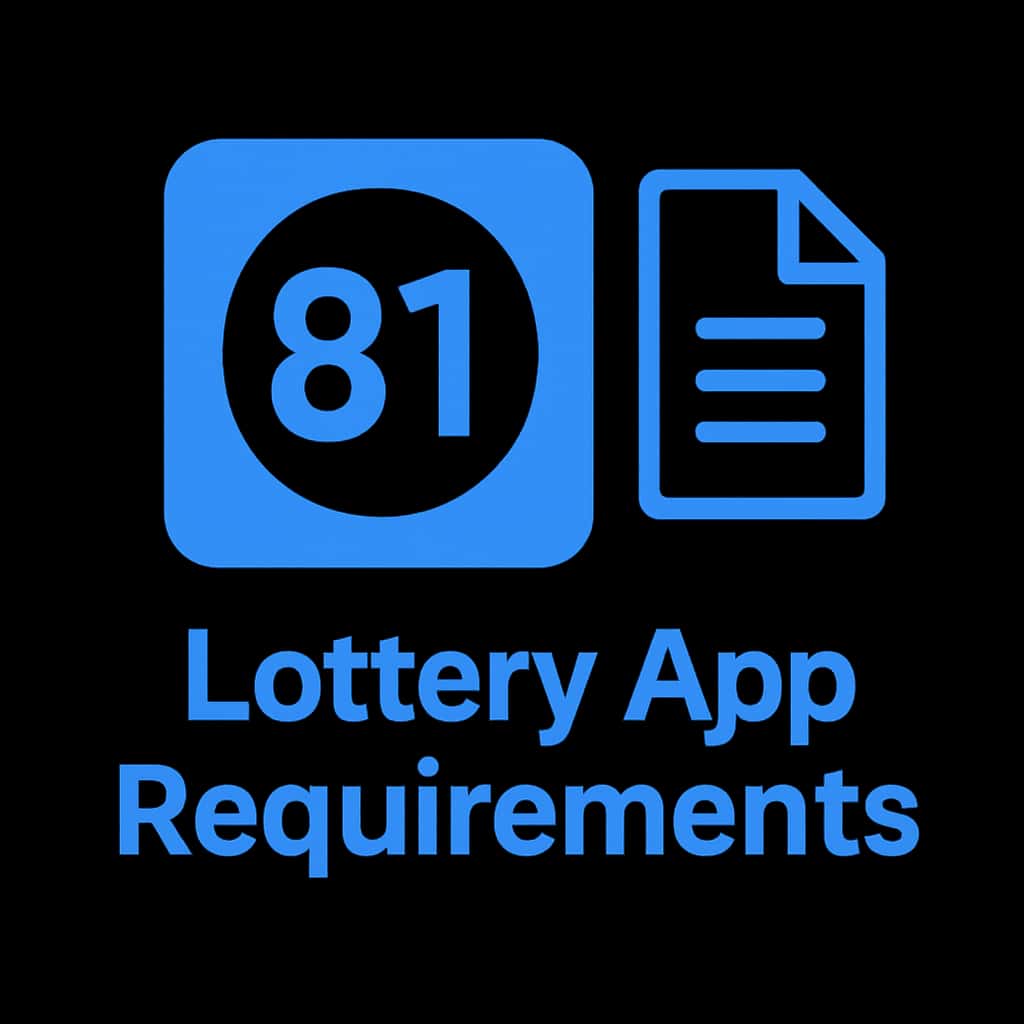 Icon representing 81 Lottery App Requirements.