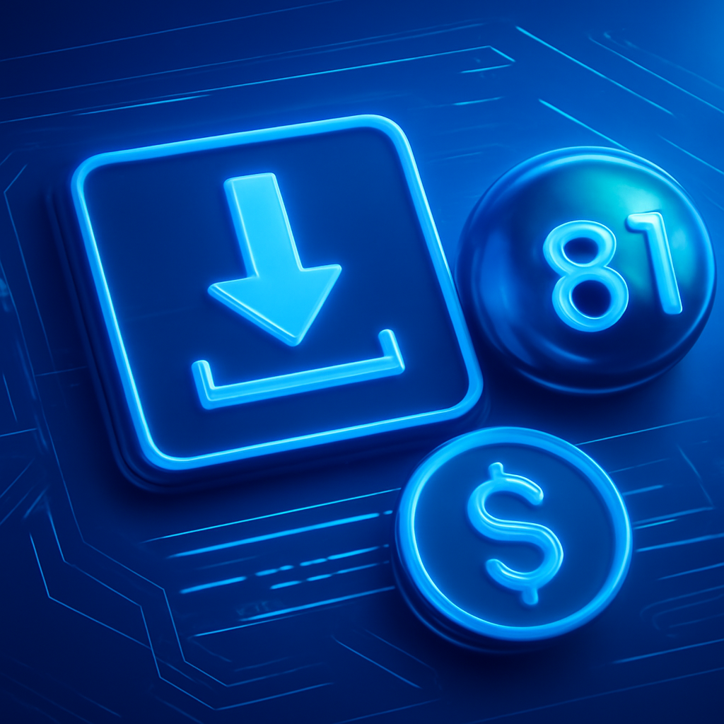 Diagram detailing the steps in the update process for the 81 Lottery App.