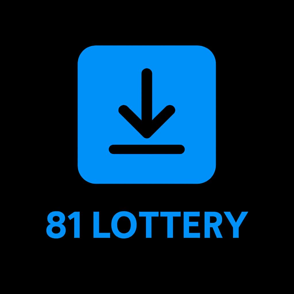 Icon representing 81 Lottery Download process.
