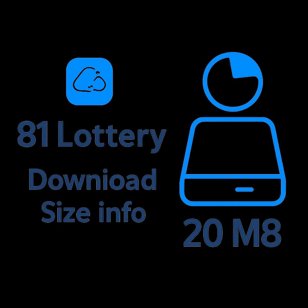 Diagram illustrating topics related to 81 Lottery Download Size Info.