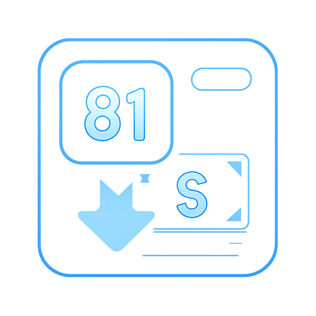 An illustration explaining the compatibility of the 81 Lottery app.