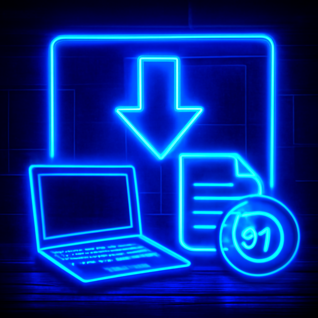 Diagram detailing the steps in the update process for the 81 Lottery App.
