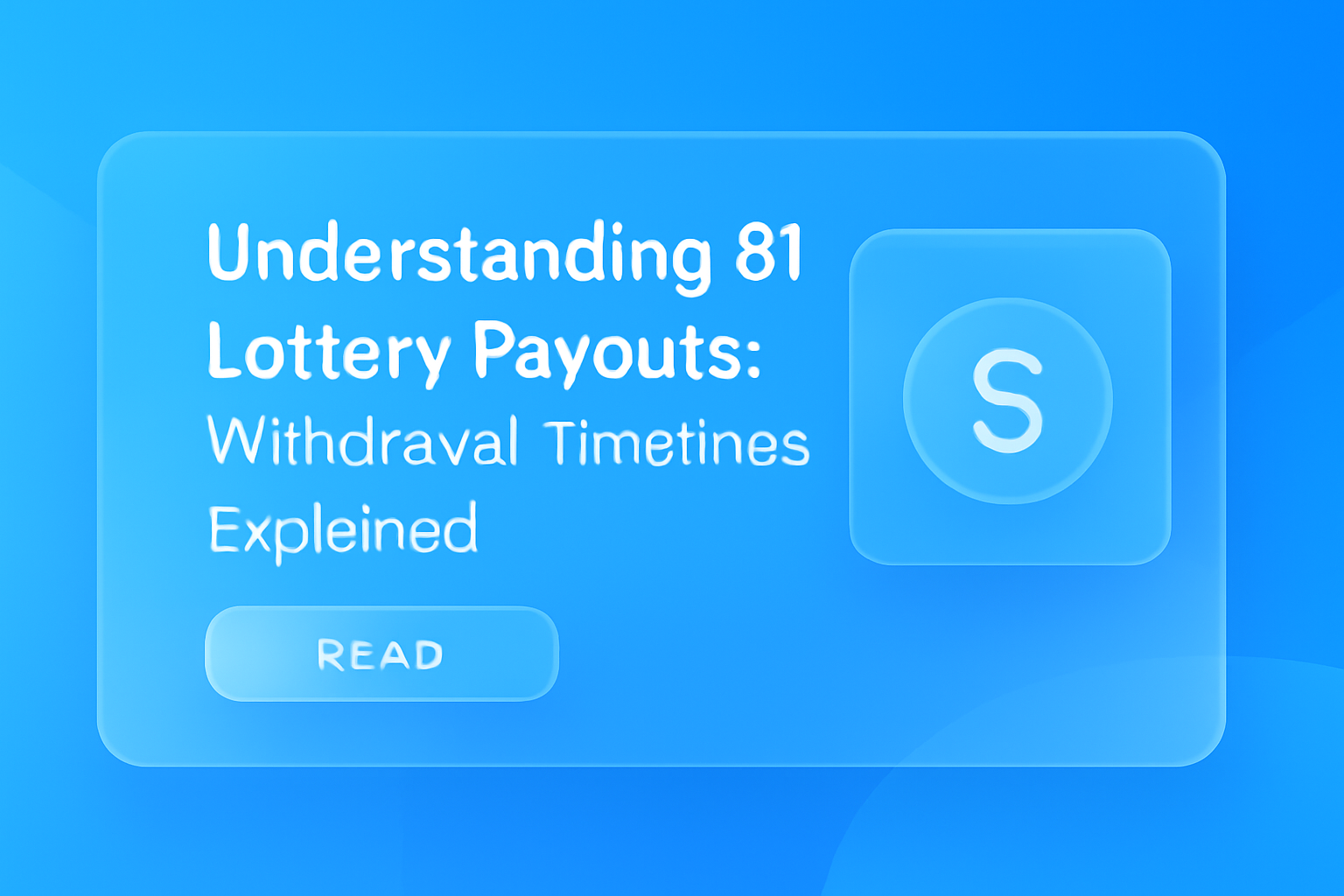 Informational graphic illustrating the installation process for the 81 Lottery app on iOS devices.