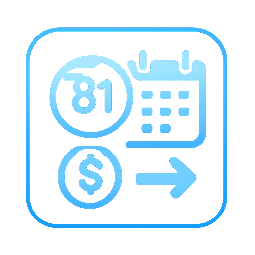 Icon representing the installation guide for 81 Lottery on iOS.