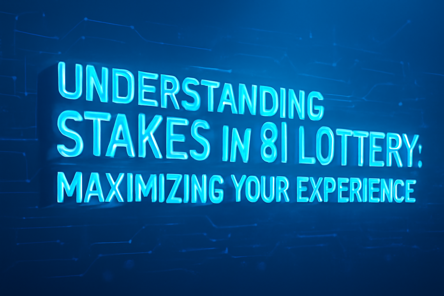 Informational graphic illustrating the installation process for the 81 Lottery app on iOS devices.