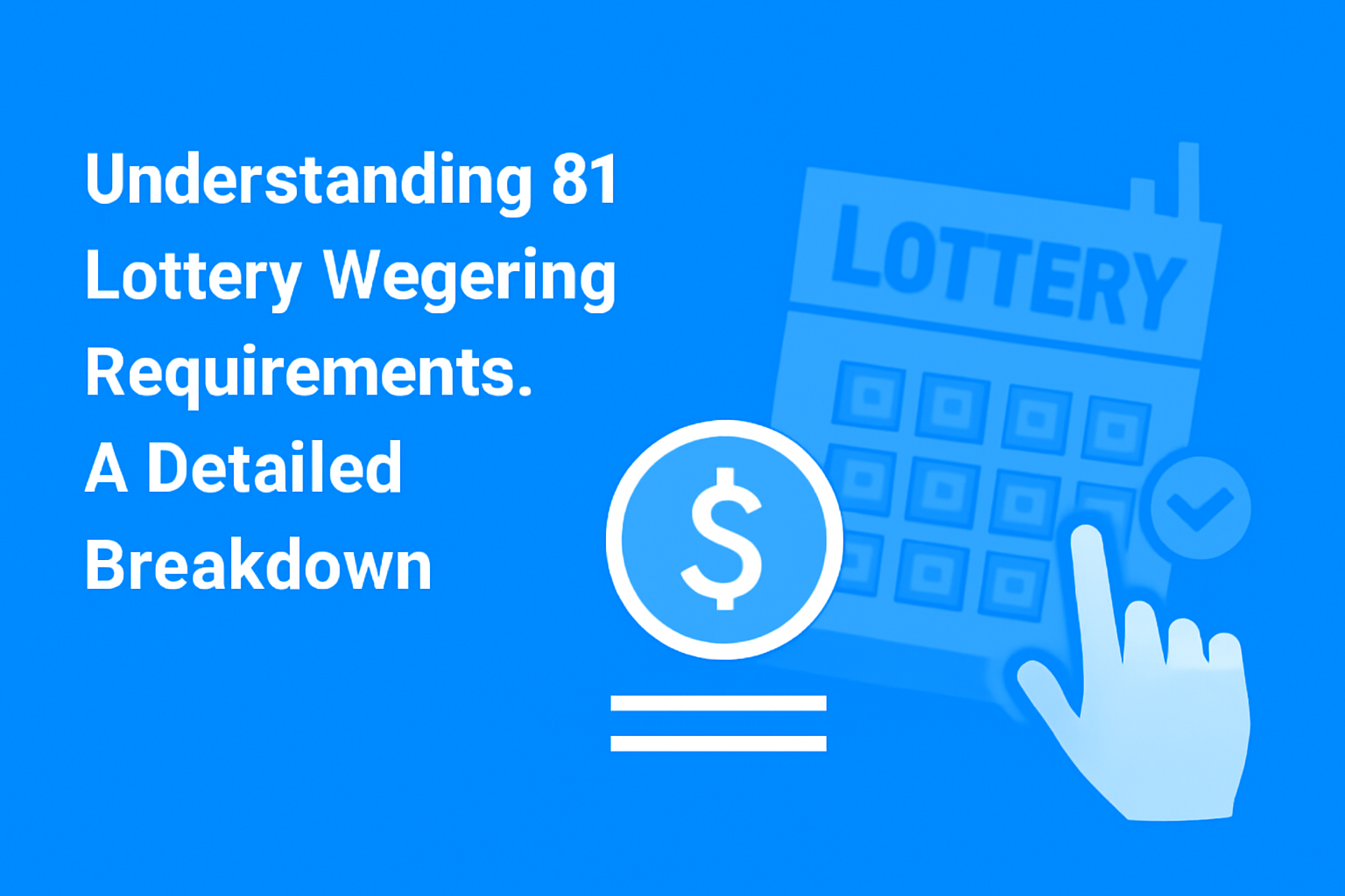 Informational graphic illustrating the installation process for the 81 Lottery app on iOS devices.