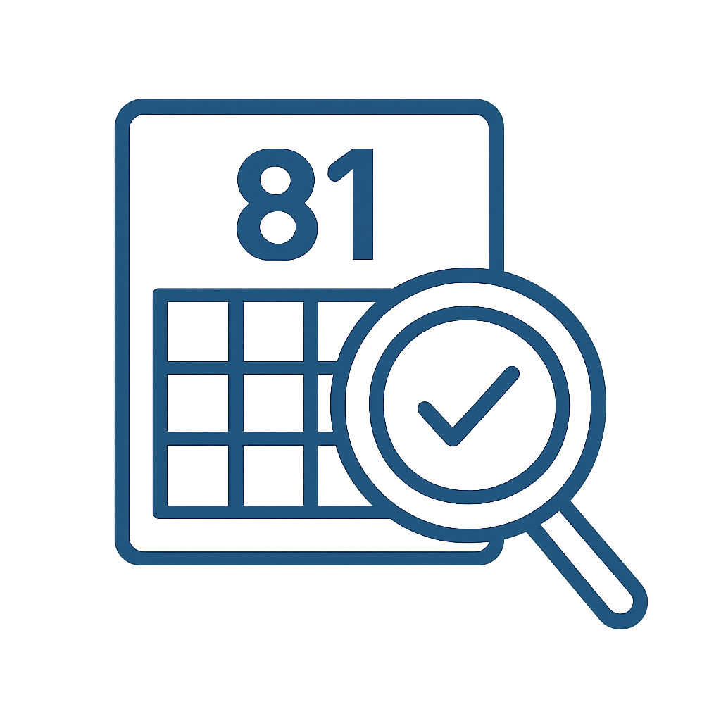 Icon representing the installation guide for 81 Lottery on iOS.