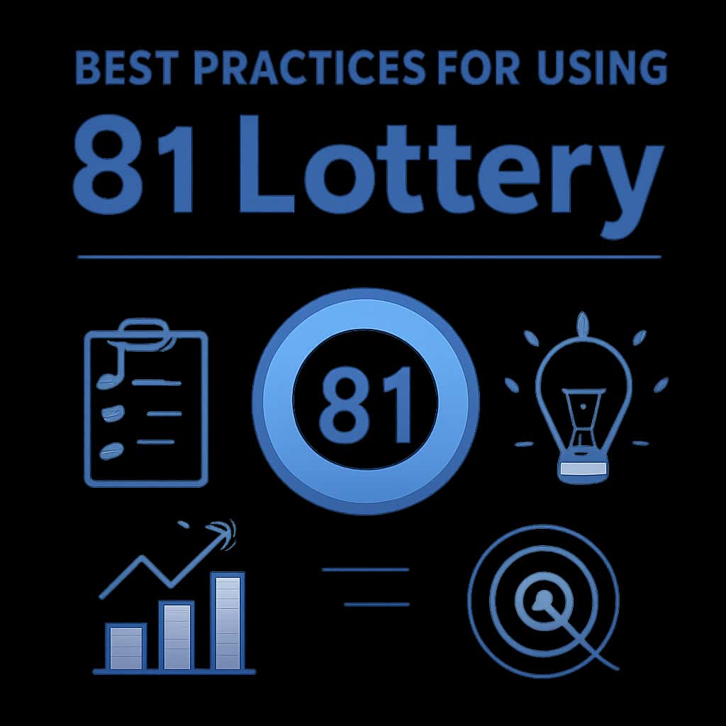 Illustration explaining best practices for using 81 Lottery.