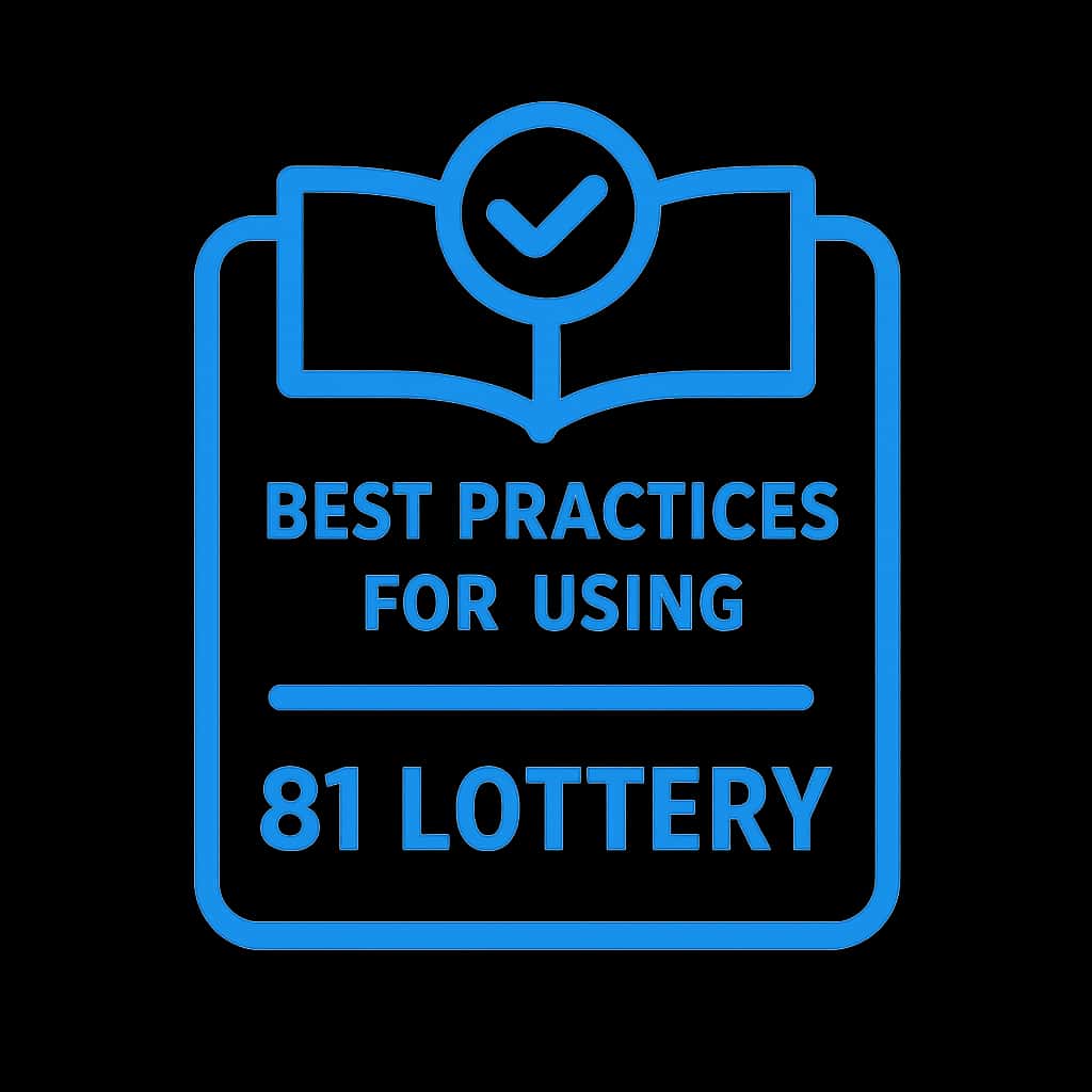 Icon representing best practices for using 81 Lottery.