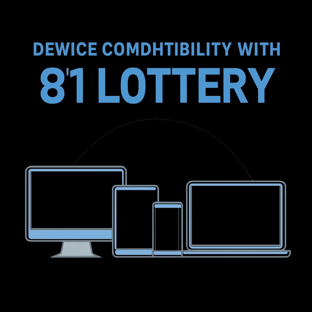 An educational diagram on device compatibility for 81 Lottery.