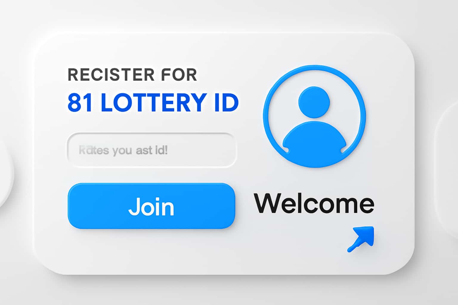 Register for 81 Lottery ID Interface