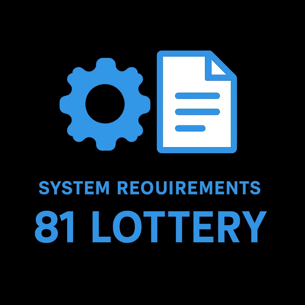 Icon representing System Requirements for 81 Lottery.