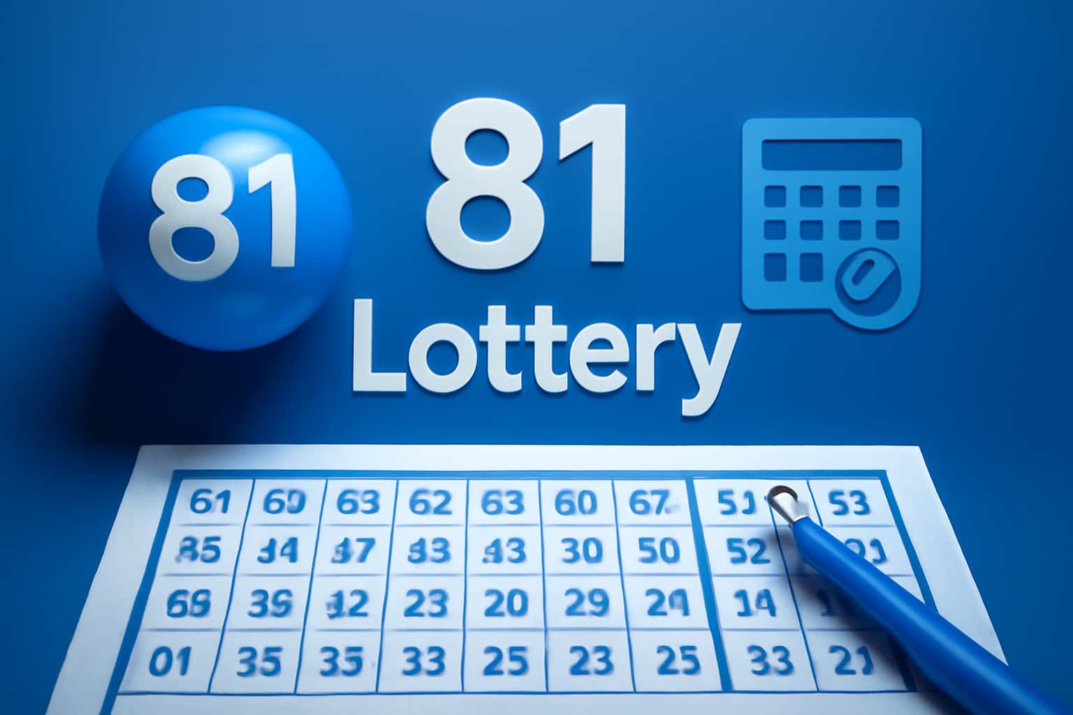 Informational graphic about 81 Lottery Updates