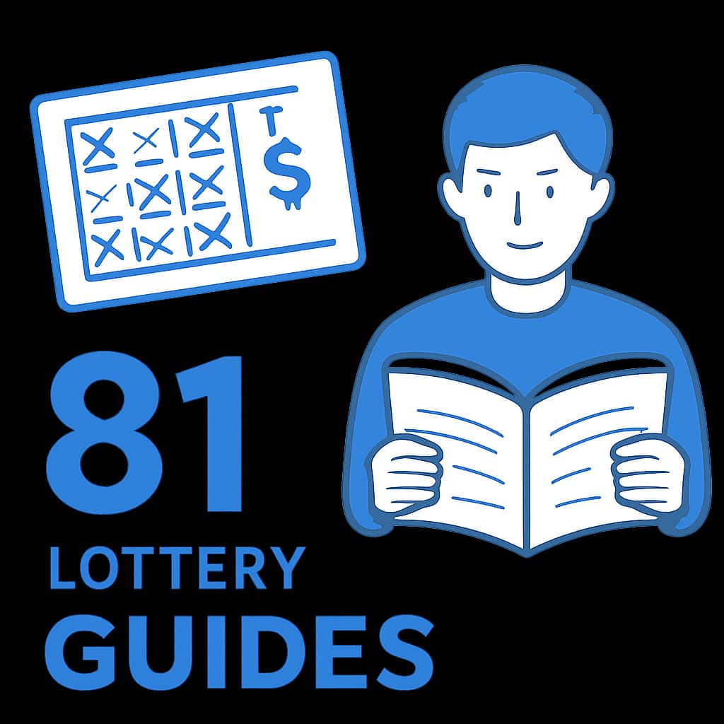 Illustration depicting key features of 81 Lottery Guides.
